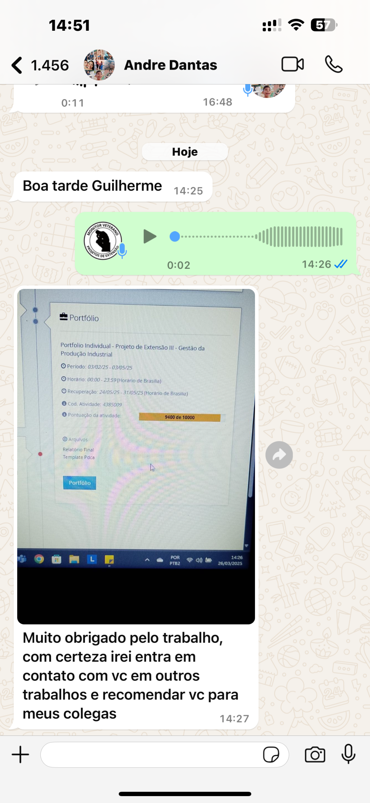Projeto de Extensao EAD feedback
